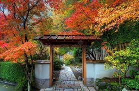 The portland japanese garden sits nestled in washington park in the west hills above the city. Entryway In Japanese Garden Stock Image Image Of Entryway Arbor 11833649