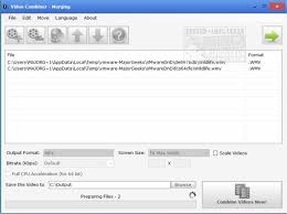 Now when it comes to merging the two, there is a challenge, lack of synchronization which could end up making an entire video loose. Download Video Combiner Majorgeeks