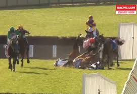 We identified risk factors associated with falling during steeplechase racing. Jumps Racing Under Scrutiny After Bad Falls At Bendigo