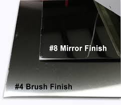 Metalsdepot Polished Stainless Sheet Brushed Mirror