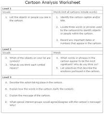 (a one sentence summary of its the cartoon: Cartoon Analysis Worksheet