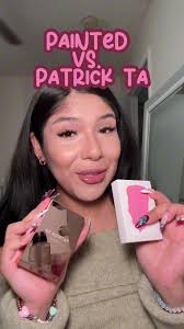 Replying to @Nayely🧚‍♀️🇭🇳 Here is a side by side of @Painted blush in  shade Pink Drink vs. @Patrick Ta Beauty blush in shade Just Enough !  #painted #paintedblush #patricktablush #paintedbyjamescharles ...