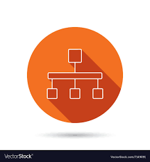 hierarchy icon organization chart sign