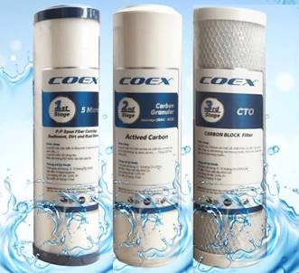 Bộ 3 lõi lọc thô Coex cần được thay thế thường xuyên, do AI tạo