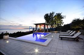Holiday House Mendula In Makarska With Infinity Pool And Amazing Sea View Lovely Sunset Holiday Home Pool Houses Trip Advisor