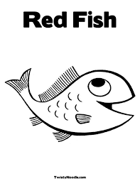 One Fish Two Fish Coloring Page One Fish Two Fish Coloring Page Coloring Home