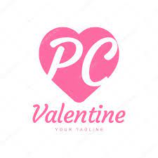 Gp, pg, abstract initial monogram letter alphabet logo design. Pc Letter Logo Design With Heart Icons Love Or Valentine Logo Concept 442760854 Larastock
