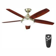 Top four ceiling fans with lights & remote control. Indoor Brushed Nickel Ceiling Fan With Light Kit And Remote Control Home Decorators Collection Cassaro Ii 52 In Ceiling Fan Light Kits Tools Home Improvement Fcteutonia05 De