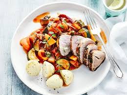 Pour in the passata and season with salt and pepper. Healthy Pork Recipes Bbc Good Food