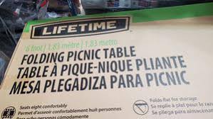 Maybe you would like to learn more about one of these? Lifetime 6 Ft Folding Resin Picnic Table Storm Dust Rough Cut Preview Recommended Retail Price 150 Auction Auction Nation