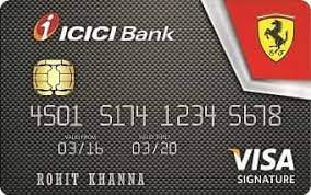 Rs 2000 discount for new & old users. Icici Bank Ferrari Signature Credit Card Check Offers Benefits