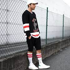 Download Sports Event If I Were To Go Watch A Hockey Game I D Wear Something Like This The Jersey Shows That I Wa Casual Wear For Men Mens Outfits Kanye West Style