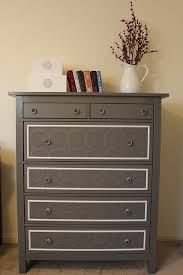 Hemnes Dresser Ikea Better After Transformation Love That S Paintable Wallpaper On There Folks Diy Furniture Redo Furniture Furniture Diy
