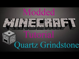 If you are playing in creative mode, you simply have to find grindstone in the large list of items. Modded Minecraft Tutorial Quartz Grindstone Youtube