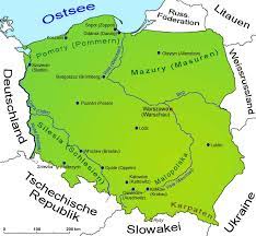 Sie können diese karten kostenlos herunterladen oder drucken. Polen Geografie Landkarte Lander Polen Goruma