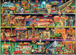 Aimee stewart's jigsaw puzzles have found a dedicated following around the world with jigsaw enthusiasts who enjoy her vivid colors, whimsical aimee's puzzles are sold in store and online by major retailers such as target, walmart, fred meyer, wh smith, barnes and noble, amazon etc. Ravensburger Toy Wonderama Aimee Stewart Jigsaw Puzzle 500pc Puzzles For Adults Noosa Puzzle Store