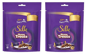 Various assortment of chocolate with paste. Cadbury Dairy Milk Silk Chocolate Home Treats 180 Gm Pack Of 2 Price Buy Cadbury Dairy Milk Silk Chocolate Home Treats 180 Gm Pack Of 2 Online At Best Price In India Shoponn In