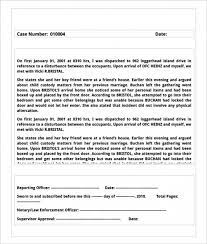 Ralph myers' claim of knowing walter before the murder was proven false. 19 Sample Police Report Templates Pdf Doc Free Premium Templates