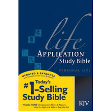 kjv life application study bible personal size