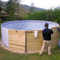 Lhabillage dune piscine tubulaire permet de transformer radicalement ce type de bassin hors sol. Piscine Hors Sol Gre Nature Pool Ronde Dia 5 90m Pas Cher Sur Piscineo