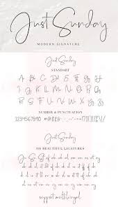 Just Sunday Modern Feminine Font In 2020 Feminine Fonts Hand Lettering Fonts Lettering Fonts