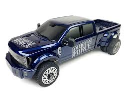 Wondering what a dually truck is and whether or not you should be getting one to tow with? Cen Ford F450 Sd 1 10 Rtr Custom Dually Truck Galaxy Blue Ceg8980 Rock Crawlers Amain Hobbies