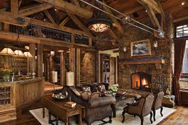 Exclusive one of a kind home furnishings shipped canada wide. Striking Rustic Stone And Timber Dwelling In Ontario Canada Rustic Living Room Design House Decor Rustic Rustic House