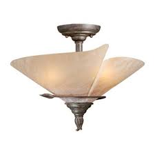 This product belongs to home , and you can find similar products at all categories , lights & lighting , ceiling lights & fans , ceiling lights. Cascadia Capri 3 Light Bronze Rustic Vine Semi Flush Mount Ceiling Light Cp Cfu150bw Rona