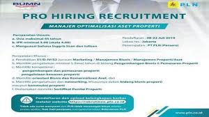 Infokamu.com blog ini saya buat untuk berbagi informasi seputar lowongan pekerjaan dan hal lain yang tentunya akan menarik untuk anda simak. Lowongan Kerja Pln 2019 Untuk Lulusan S1 D4 Dan S2 Pendaftaran Dibuka Hingga 22 Juli 2019 Tribun Jatim