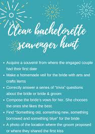 I love that it is really easy to make, kids all ages love it, even if they don't know. 7 Fun Ideas For An Bachelorette Scavenger Hunt Wedding Forward