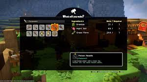 These are consumable items that can change an island's weather. Dragon Quest Builders 2 How To Get Poison Needle A Sword That Can Instakill Secret Recipes Guide Gameranx