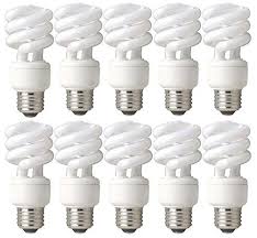 Tcp 60w Equivalent Cfl Mini Spring A Lamp Daylight 5000k Spiral Light Bulb 10 Pack Check This Awesome Product By Goin Cfl Bulbs Light Bulb Flourescent Bulb