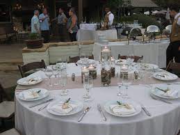Keeping the menu simple, yummy and easy enough to eat while mingling is the key to good backyard style food. Holiday And Party Ideas Dinner Table Decor Rehearsal Dinner Table Decorations Table Decorations