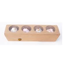We offer a wide variety of choices, with options for any cake, cookie assortment, and cupcake selection. Window Cupcake Boxes For Cake Packaging Number Of Partition 4 Rs 30 Piece Id 21777882197
