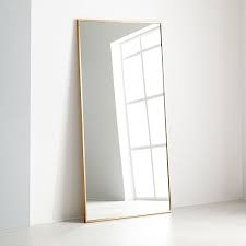 Shop for long mirror mirrors online at target. Metal Frame Oversized 78 Floor Mirror Antique Brass
