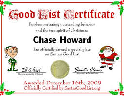 Everything will be easier to be planned if you present it in a list. Santa Nice List Certificates In Addition To The New Santa S Good List Certificates Instaletter Elf Fun Christmas Elf Kids Christmas