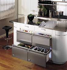 Design accepts custom wood or stainless. Island Refrigerator Drawers Home Remodel Note Kuchen Design Kuche Umbauen Kuchendesign