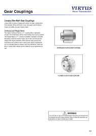 Gear Couplings Virtus Co Th Pages 1 26 Text Version