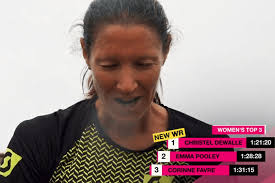 2000m de dénivellé en 1h21 : le record de Christel Dewalle hier