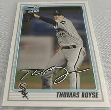 2010 Bowman Draft Baseball Thomas Royse Chicago White Sox 1st Bowman #BDPP52