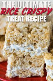 This Is My Ultimate Rice Crispy Treats Recipe That Makes The Best Easy And Soft Treats Forg Crispy Treats Recipe Rice Crispy Treats Rice Crispy Treats Recipe