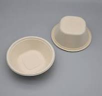 China Compostable Sugarcane 24/32/48OZ square bottom round ...