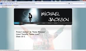 Documentatia a fost creata pentru un atestat la informatica in html despre egipt. Atestat Informatica Michael Jackson Atestat Informatica Html