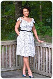 Erica Bunker | DIY Style! The Art of Cultivating a Stylish Wardrobe: Tie-Shoulder  Dress!