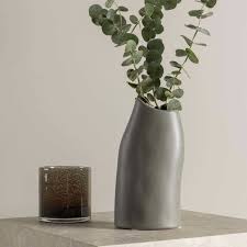 Vase en grès Ernst gris foncé Venture Home