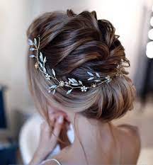 Braided Updo Wedding Hairstyles Bridal Hair Wreath Hair Vine Wedding Wedding Hair Wreath
