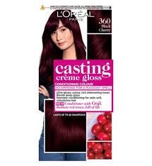 Browse our top auburn and red brown hair colour shades now. L Oreal Paris Casting Creme Gloss Semi Permanent Hair Dye Black Hair Dye 360 Black Cherry Boots