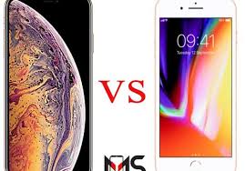 مقارنة بين أبل Iphone 8 Plus و Iphone Xs Max من شركه ابل العالميه