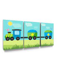 Check spelling or type a new query. Awkward Styles Colorful Train Canvas Art Kids Room Wall Art Birthday Gifts For Kids Room Decor Train Art For Kids Funny Art Set Of 3 Baby Nursery Room Decor Funny Train Canvas