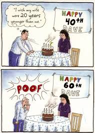 40too young for medicare, too old for men to care. Wish My Wife Were 20 Years Younger Funny 40th Fortieth Birthday Card For Men Ebay